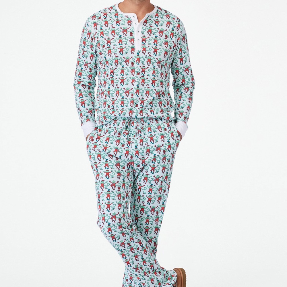 Mens Monkey Mas Spencer Pajamas
